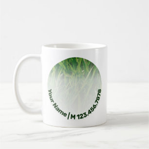 Promotional Lawn Care Service Logo Name www Coffee Mug