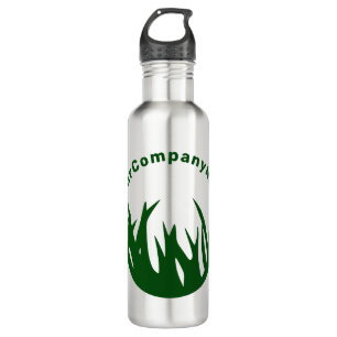 Promotional Lawn Care Service Logo www Stainless Steel Water Bottle