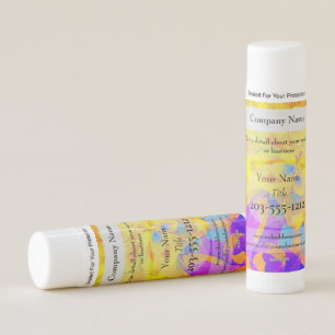 Promotional Lip Balm w Miami Print  - HAMbyWG