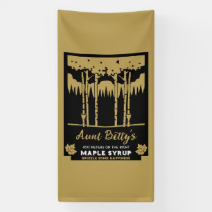Promotional Maple Syrup Farmers Market Banner