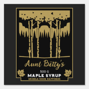 Promotional Maple Syrup Farmers Market Sign