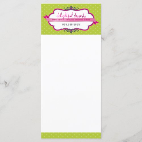 PROMOTIONAL MARKETING CARD logo stylish pink lime
