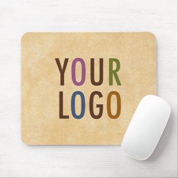 Promotional Mouse Pad With Company Logo No Minimum by MISOOK at Zazzle