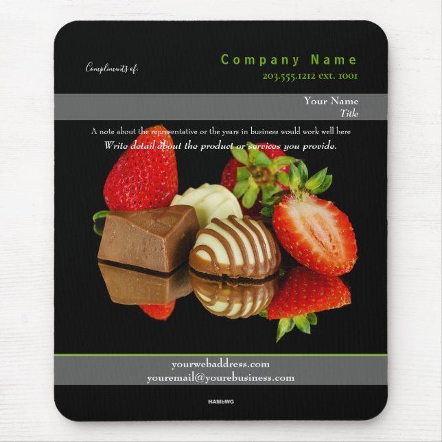 Promotional Mousepad Candy Theme - HAMbyWG (Front)