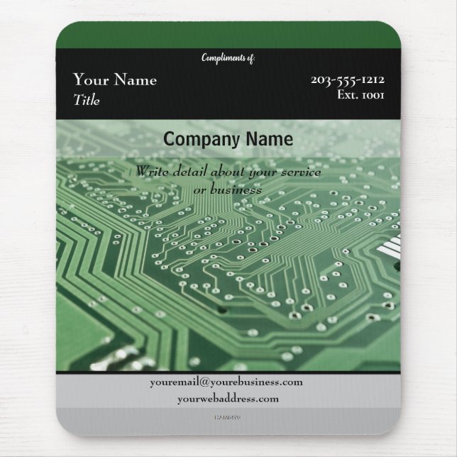 Promotional Mousepad Computer - HAMbyWG (Front)