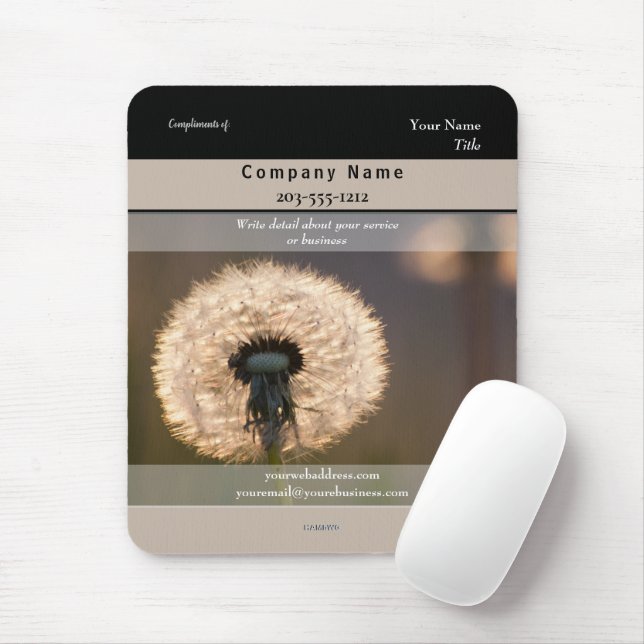 Promotional Mousepad Dandelion  - HAMbyWG (With Mouse)