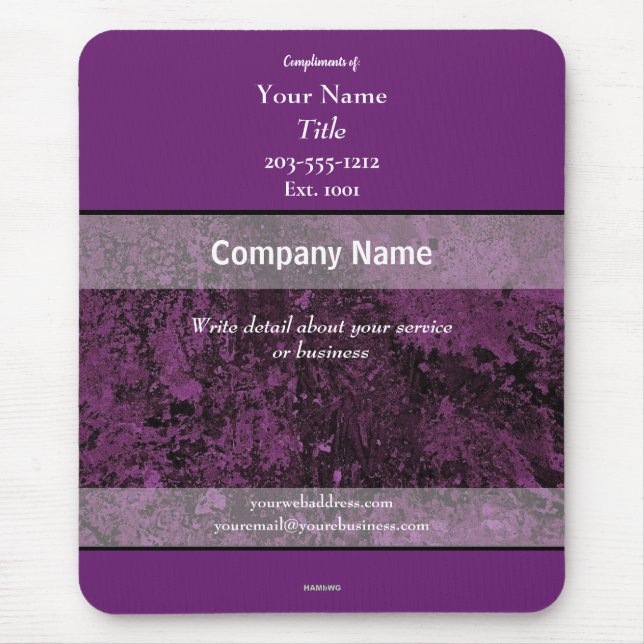 Promotional Mousepad Plum - HAMbyWG (Front)