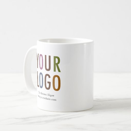 Promotional Mug with Company Logo 11 oz No Minimum Zazzle