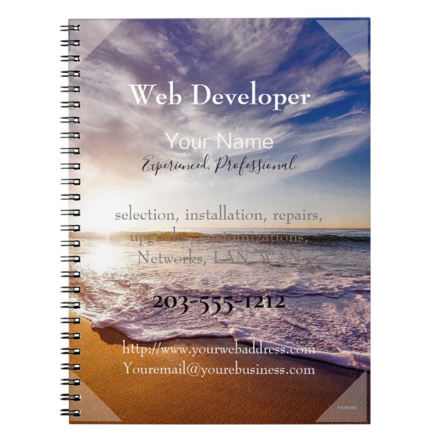 Promotional Notebook you customize - HAMbyWG (Front)