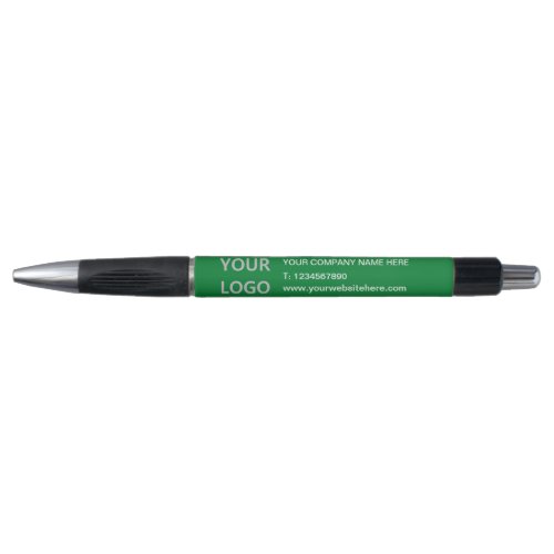 Promotional Office Business Logo and Text _ Green  Pen