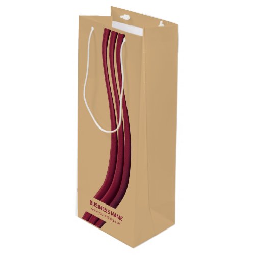 Promotional Own Brand Packaging Custom Wine Gift Bag