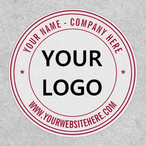 Promotional Patch with Your Logo Name Website