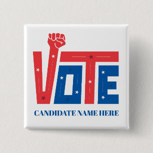 Promotional Political Election Campaign Giveaways Button