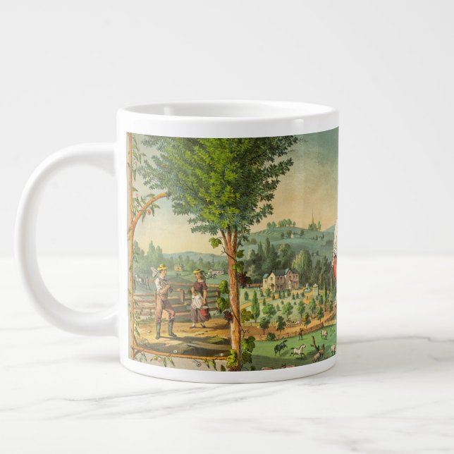 Promotional Print For Grange Members Giant Coffee Mug (Left)