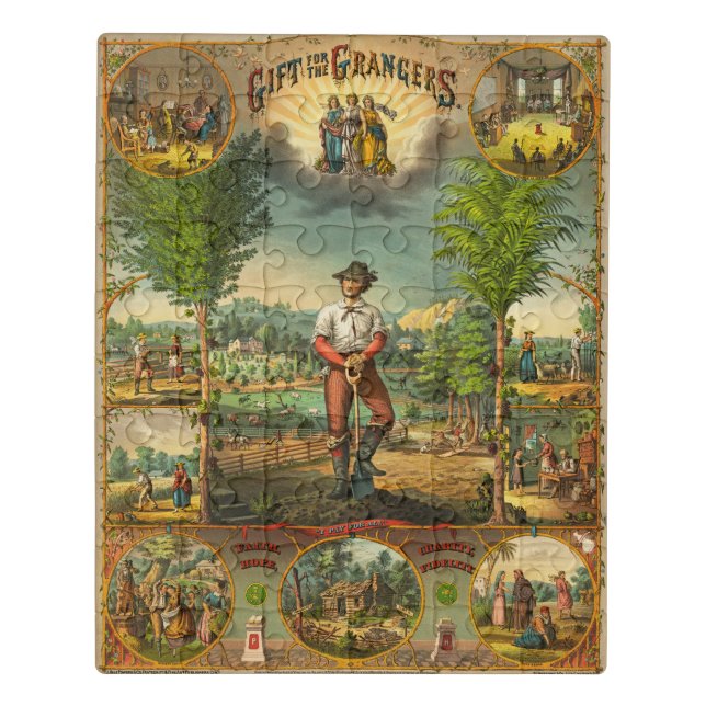 Promotional Print For Grange Members Jigsaw Puzzle (Puzzle Vertical)
