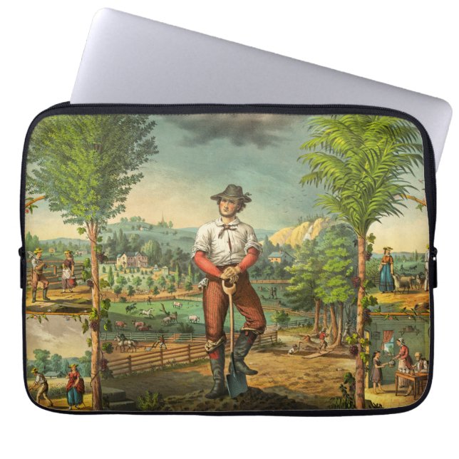 Promotional Print For Grange Members Laptop Sleeve (Front)