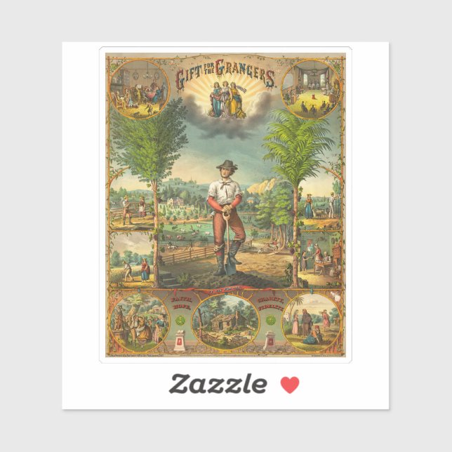 Promotional Print For Grange Members Sticker (Sheet)