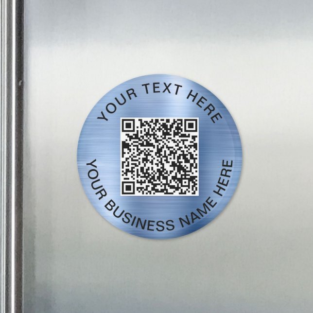 Promotional QR Code Blue Magnet (Promotional QR Code Blue Magnet)