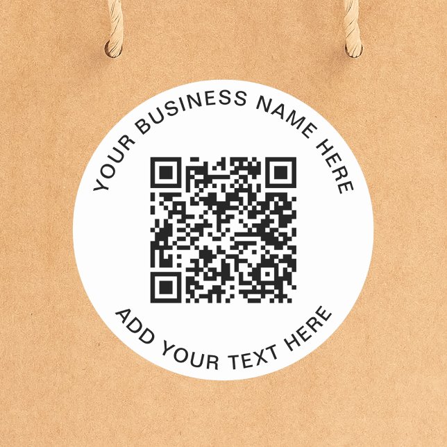 Promotional QR Code Classic Round Sticker (Creator Uploaded)