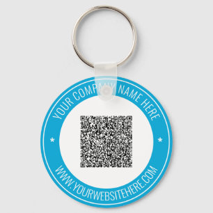 Promotional QR Code Keychain Gift Custom Text