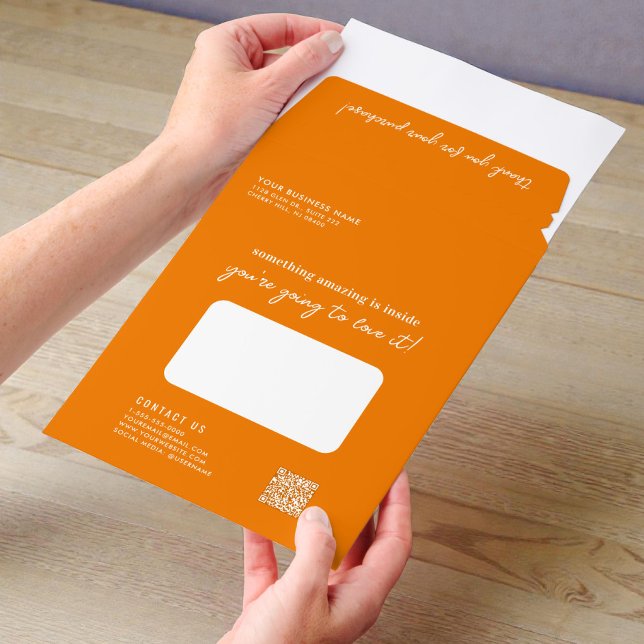 Promotional QR Code Orange Business Envelope Mailers (Promotional QR Code Orange Business Envelope Mailers)