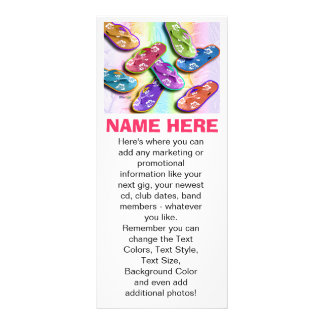 Promotional Rack Cards - Flip Flops