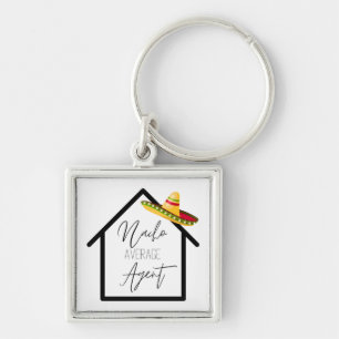Promotional Real Estate Nacho Average Agent  Keychain