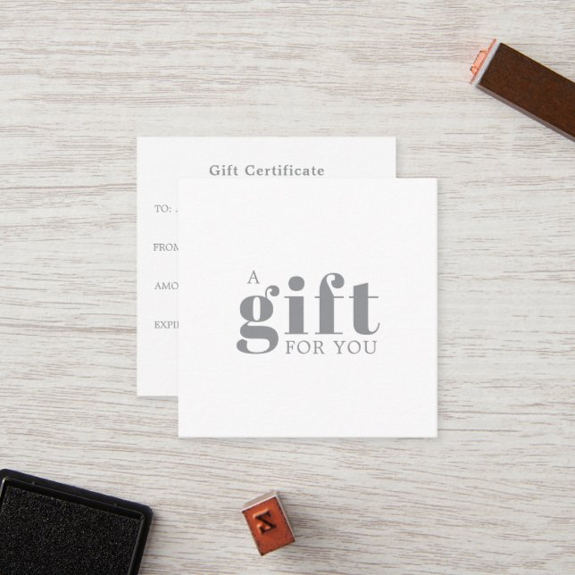 Promotional Salon Business Gift Loyalty Card (Front/Back In Situ)