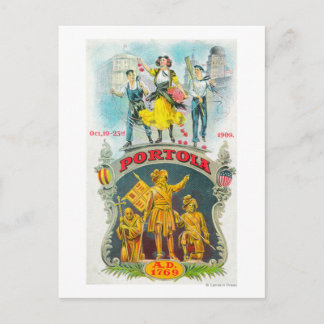 Promotional Scene of Portola Festival Postcard