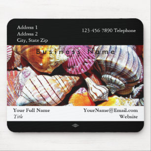 Promotional Seashell Photo Mousepad