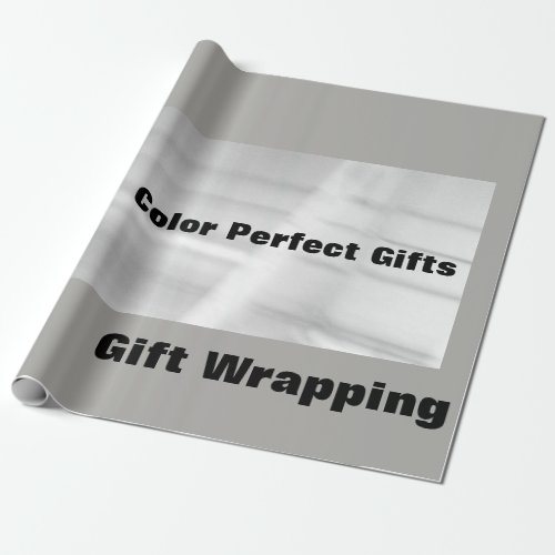 Promotional Snow Blanket Wrapping Paper