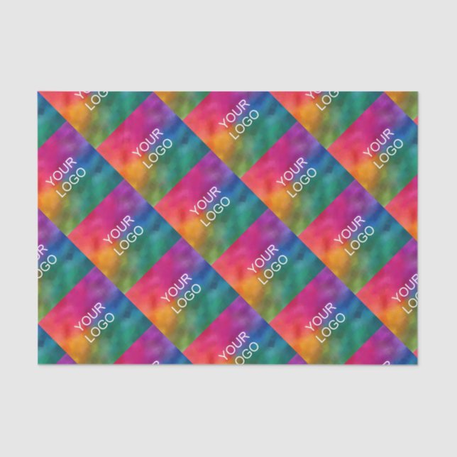 Promotional Template Upload Business Logo Here Tissue Paper (Front)