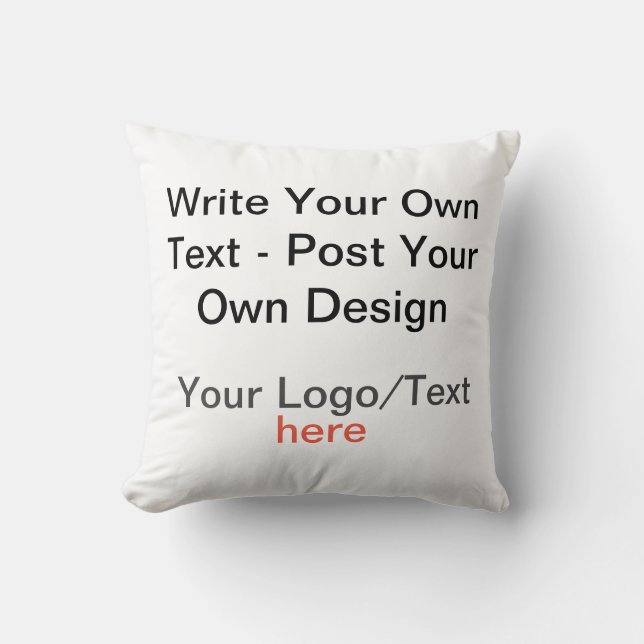 Promotional Throw Pillow (Front)