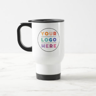 Promotional Travel Mug with Custom Company Logo