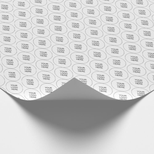 Promotional Upload Add Your Business Logo Here Wrapping Paper
