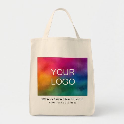 Promotional Upload Logo Website Address Template Tote Bag