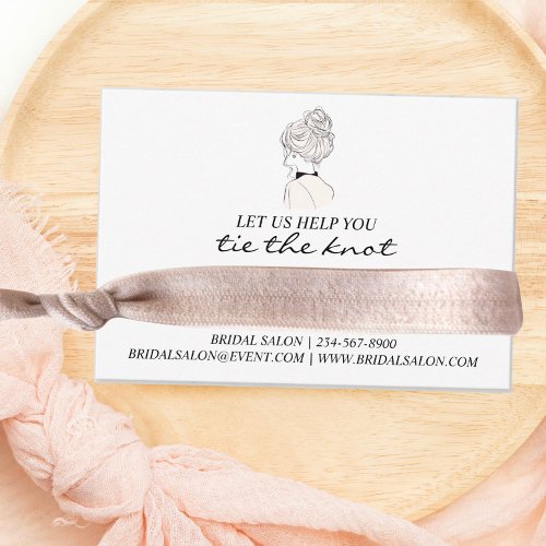 Promotional Wedding Business Hair Tie Holder  Enclosure Card