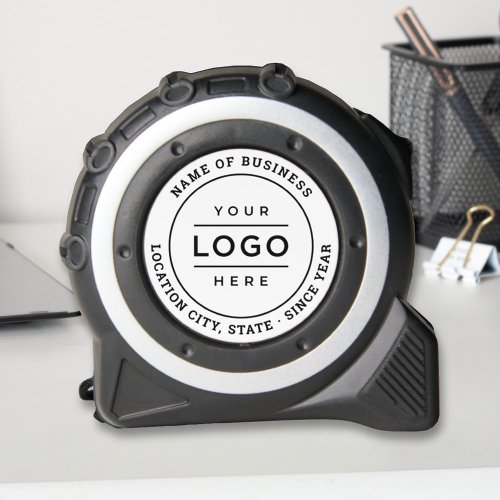 Promotional White Custom Business Logo Branded Tape Measure