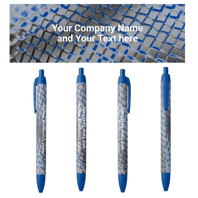 Promotional with Company Name Chain Link Blue Pen (Creator Uploaded)