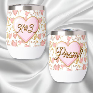 Promposal   Asking a Girl to Prom Thermal Wine Tumbler