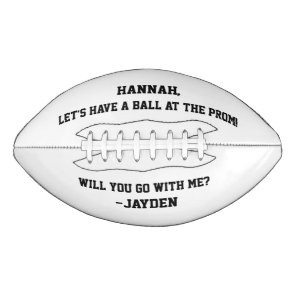 Promposal Football
