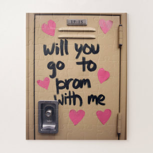 Promposal Go to Prom with Me Question Photo Jigsaw Puzzle