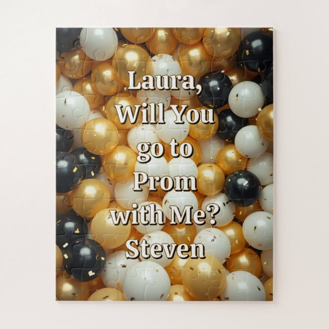 Promposal | Go to Prom with Me Yes or No? Jigsaw Puzzle (Vertical)