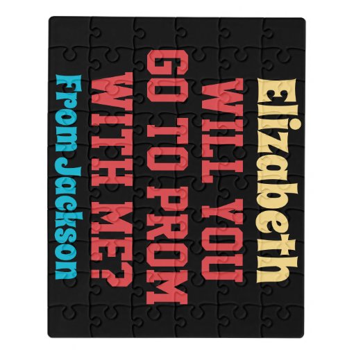 Promposal Idea - Ask To Prom Jigsaw Puzzle | Zazzle