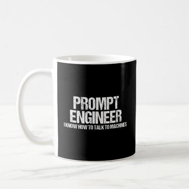 Prompt Engineer Ai Expert Coffee Mug (Left)