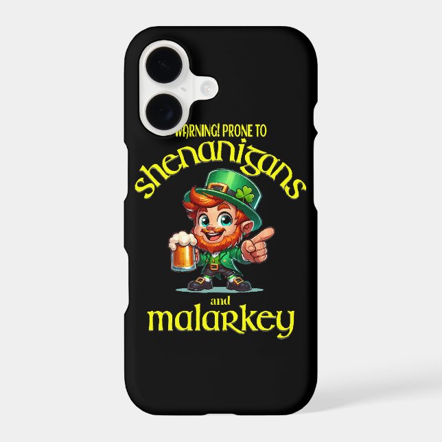Prone to shenanigans iphone case (Back)