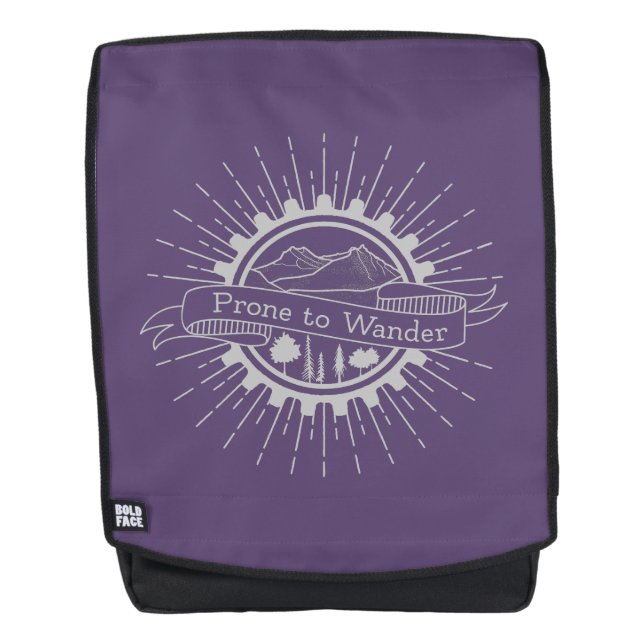 Prone to Wander Traveler Backpack (Front)