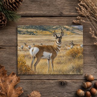 Pronghorn Antelope South Dakota Nature Wildlife