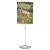Pronghorn at Grand Teton National Park Table Lamp (Front)