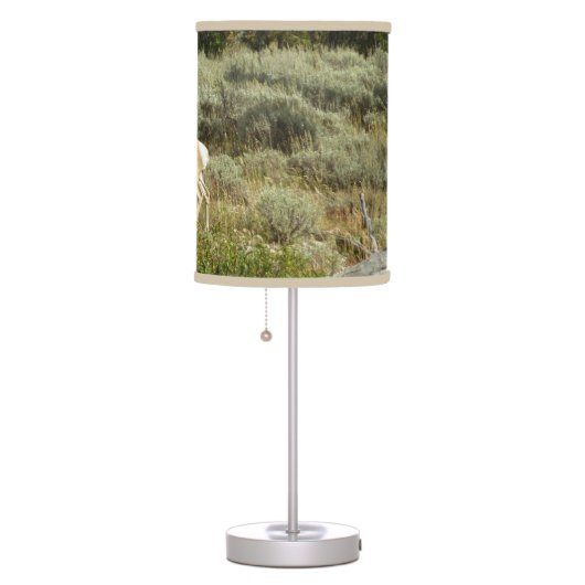 Pronghorn at Grand Teton National Park Table Lamp (Right)